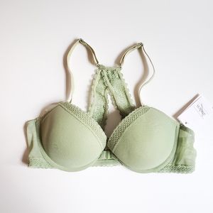 AUDEN The Ace Unlined Bra Kiwi 🥝 Green 36A 36 A